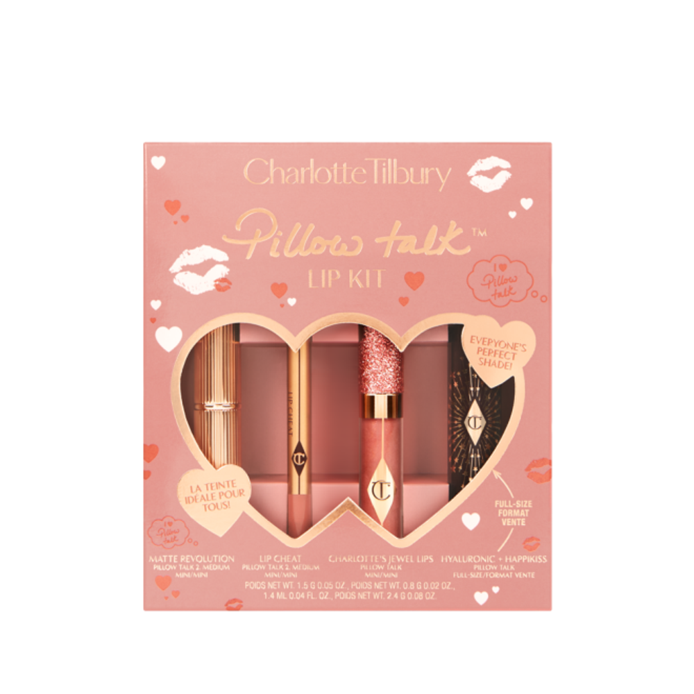 Набор Charlotte Tilbury Pillow Talk Lip Wardrobe Set