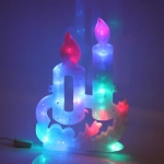 Фигура светодиодная 30 см,»Свечи» мультицвет