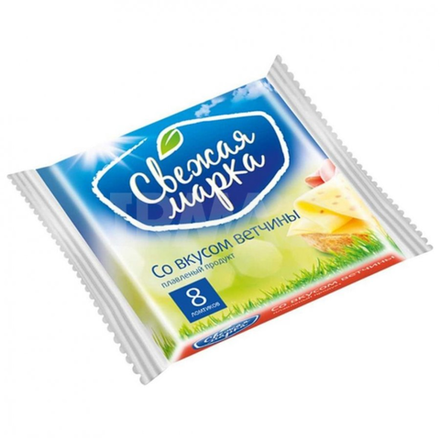 Сыр плавленный Свежая Марка со вусом сливок слайсы 130 гр