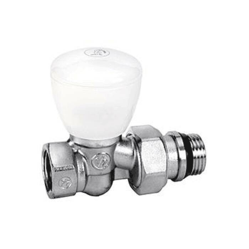 Клапан ручной регулировки R6TG Ду 15 Ру16 ВР прямой штуцер с герметичной прокладкой Giacomini R6X033