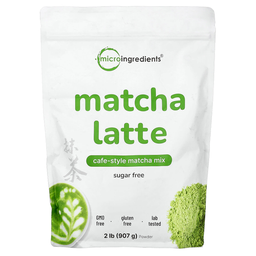 Micro Ingredients, матча латте, 907 г (2 фунта)