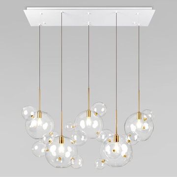 Подвесной светильник 5*Е27 2034-S5 прозрачный Bolle  LOFT IT