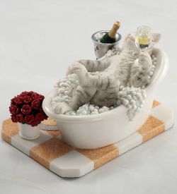 WS-1355 Статуэтка «Кошка в ванной»