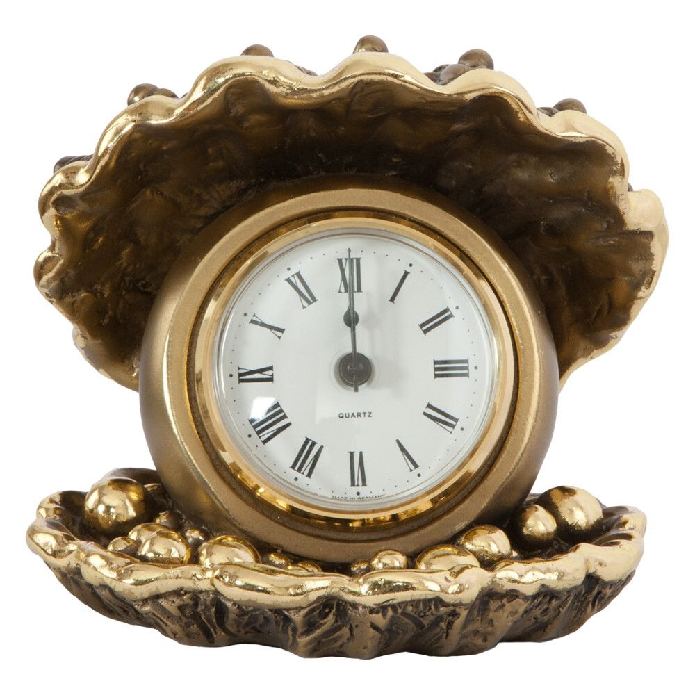 Часы настольные Акойя Бронза