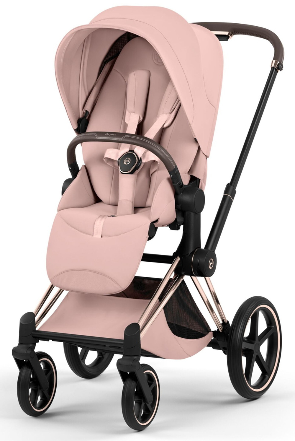 Коляска Cybex Priam V Rosegold Style Collection 2 в 1 Peach Pink