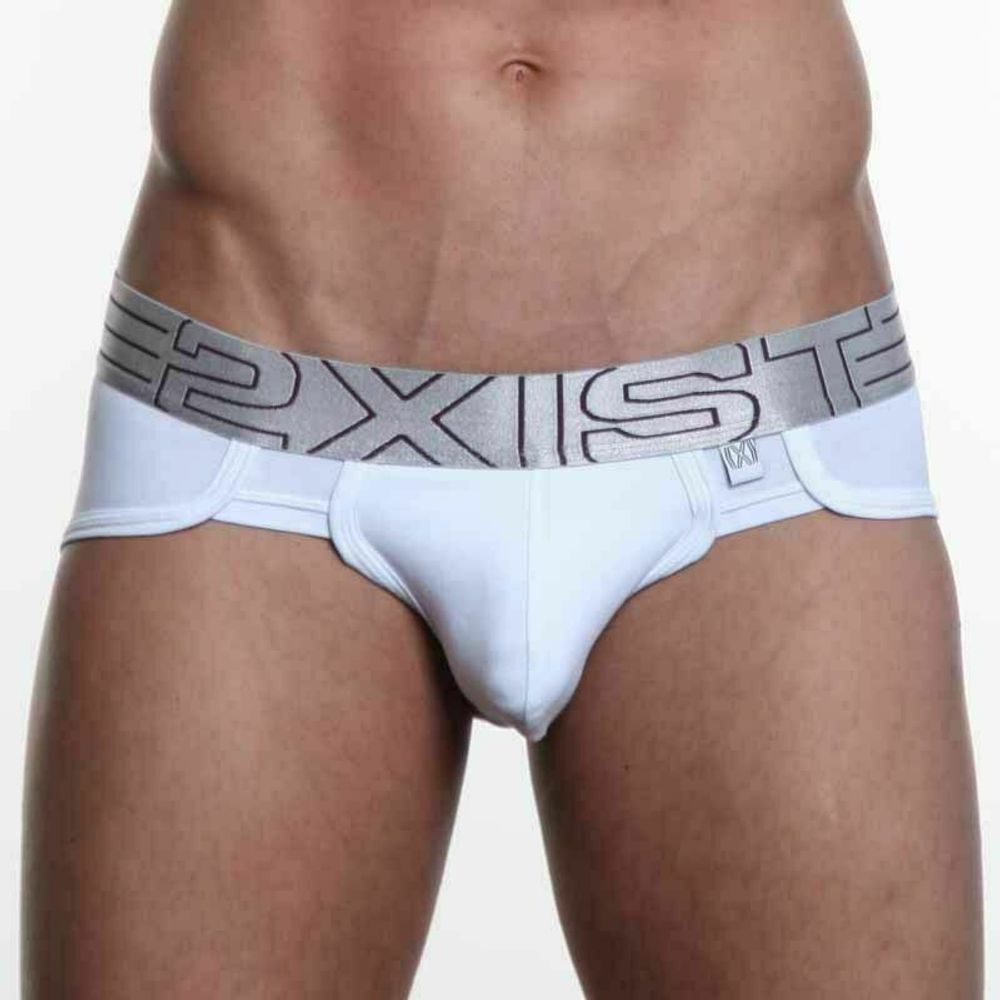 Мужские трусы брифы белые 2xist Sport Brief White XIS0003