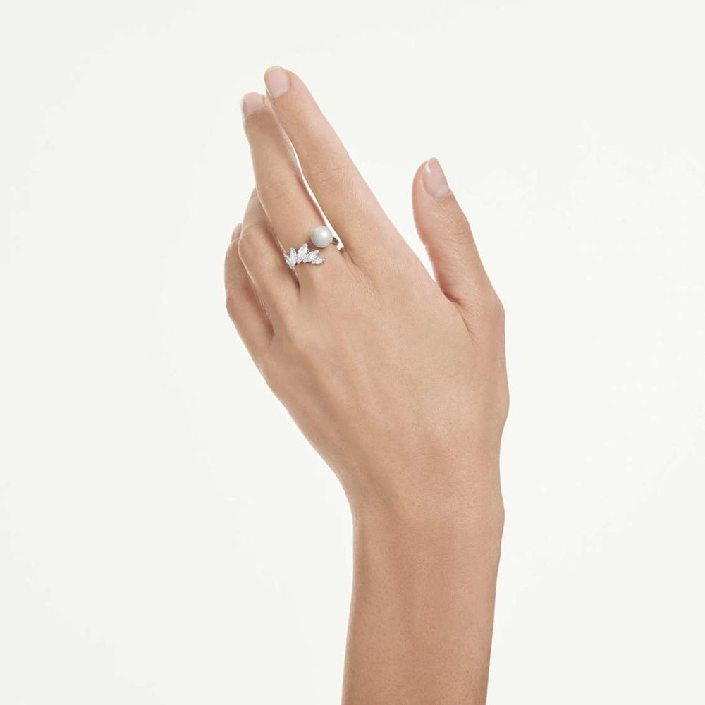 MESMERA:RING PEARL WHI/RHS 52