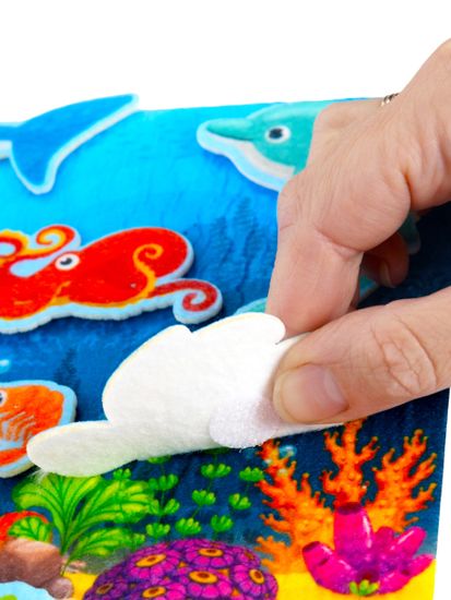 Набор из фетра на липучках "Водный мир" (европодвес)