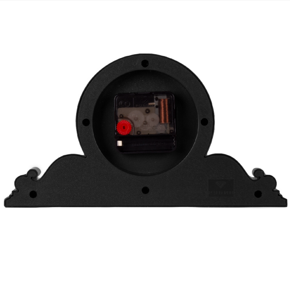 Часы настольные 26х14см. Рубин "Классика" черный с золотом