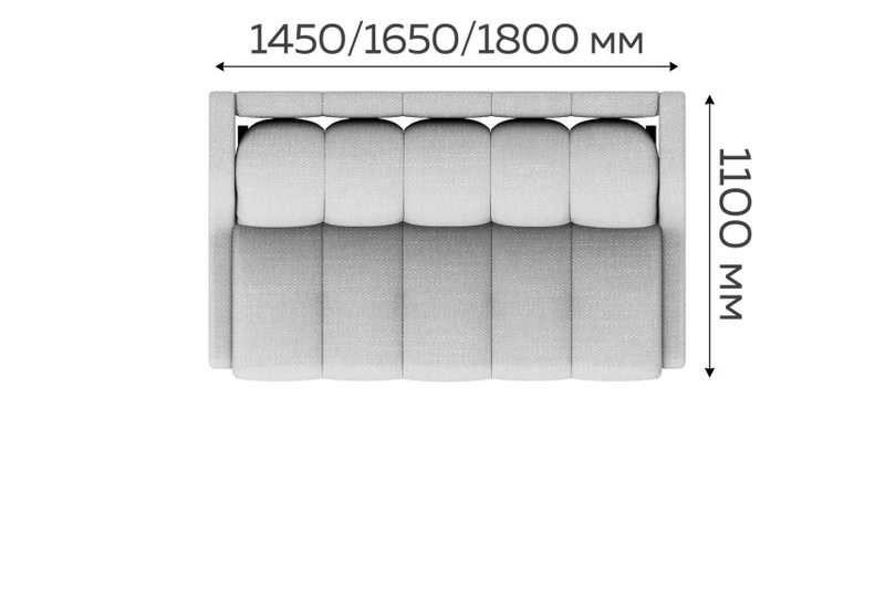 Прямой диван-кровать Алекс-2