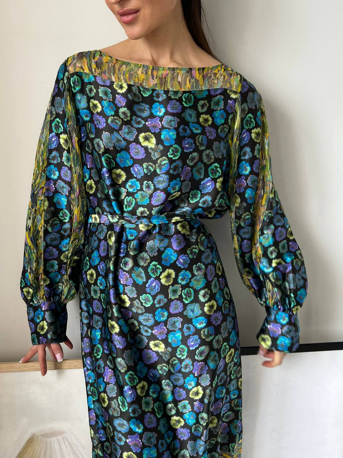 Шелковое платье Dries Van Noten, s, оригинал