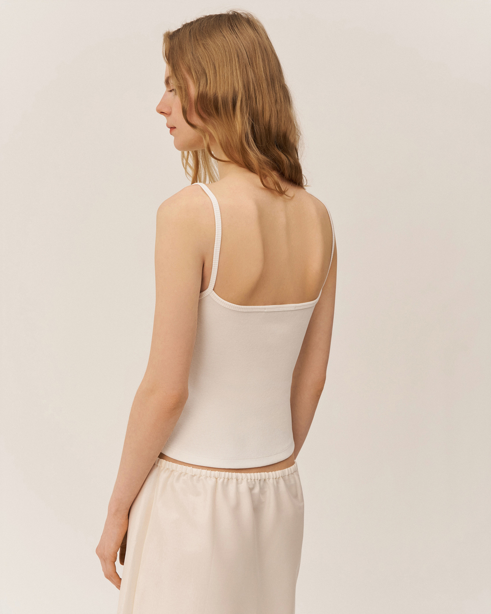 Хлопковый топ на пуговицах