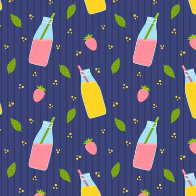 Бутылочки со смузи