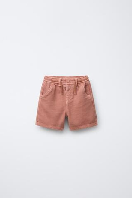 ZARA БЕРМУДЫ STANDARD SOFT TOUCH, ЧЕРЕПИЧНЫЙ