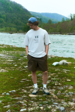 Футболка Called a Garment Mickey T-Shirt "Beige"