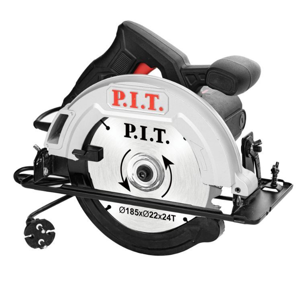 Пила циркулярная PKS185-C4 (1200Вт, 5500 об/мин, диск 185 мм, глубина пропила 47/61мм)