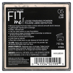 Maybelline, Fit Me, рассыпчатая финишная пудра, оттенок 05 «Светлый», 20 г