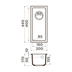 Мойка Omoikiri Bosen 20-U-BL Tetogranit | Черный