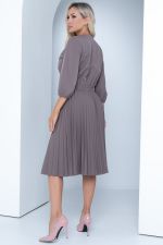 Платье Идеальный силуэт (гофре, латте) Diolche (Акция)