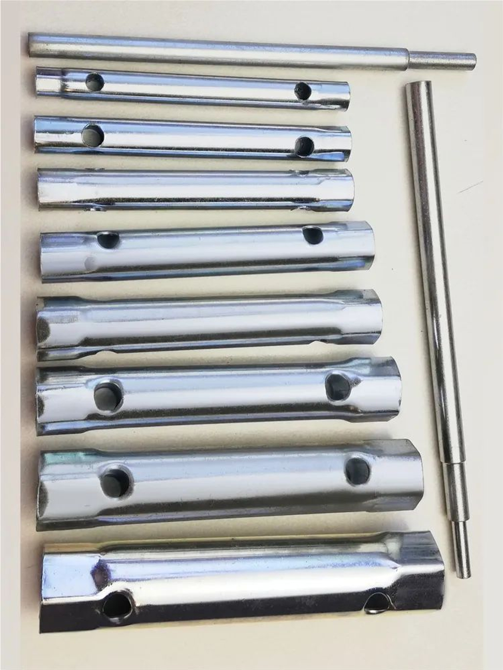 Ключи трубчатые, набор 10 шт. ( 6-22 мм ) Набор торцовых трубок