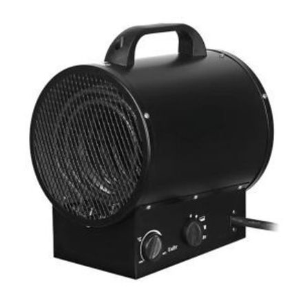 Пушка тепловая электрическая, круглая, прямоугольная подставка, ТЭН, 3кВт REXANT