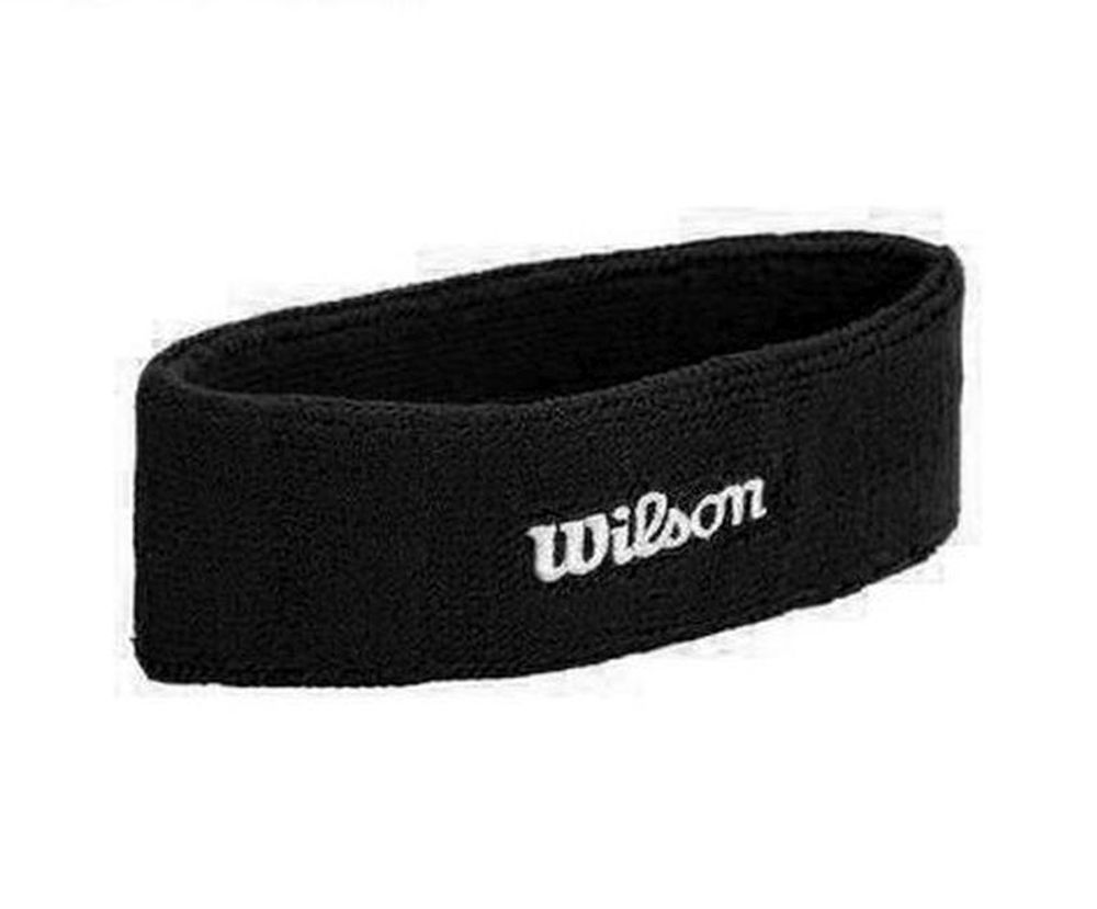 Повязка на голову теннисная Wilson Headband - black