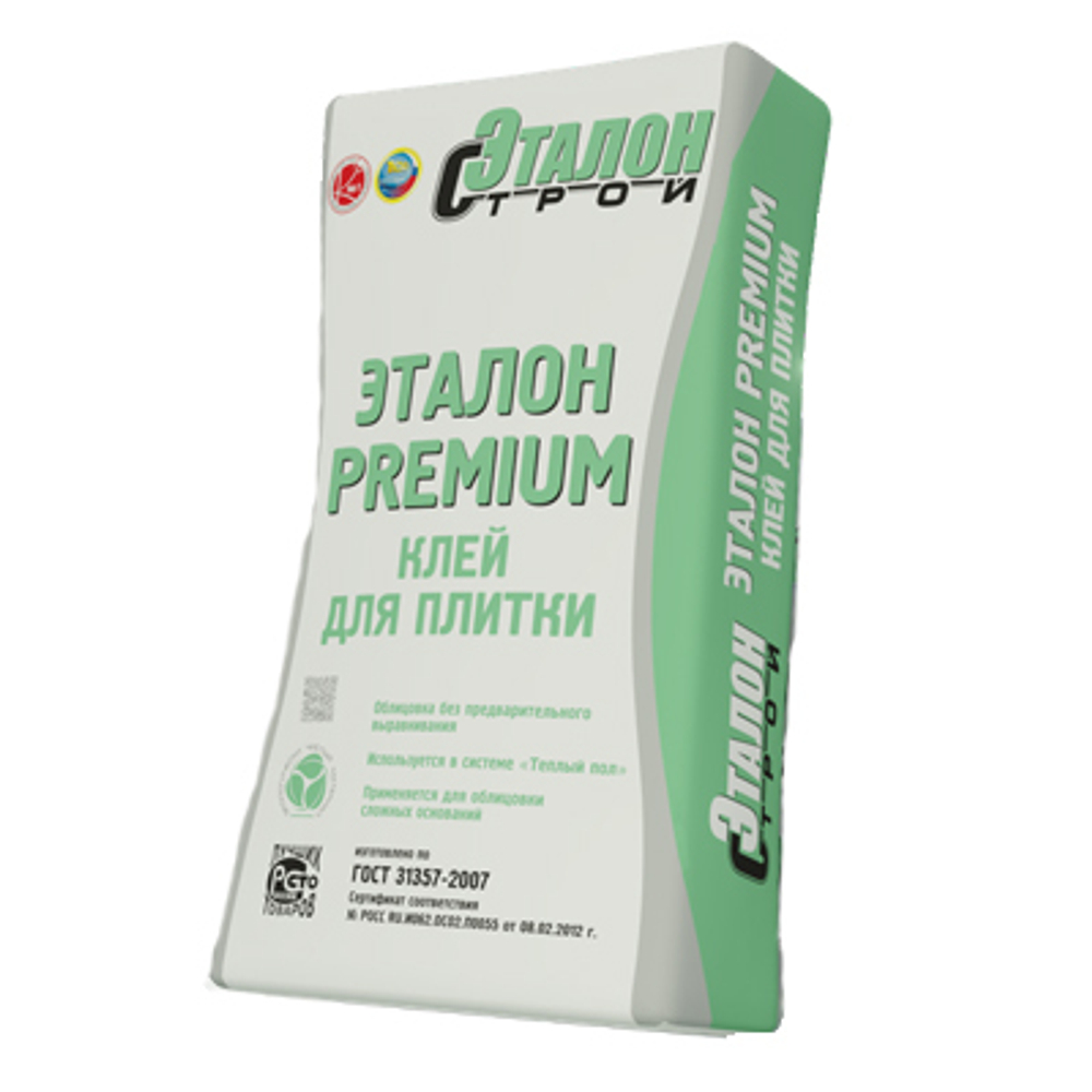 Клей для плитки Эталон Premium 25 кг