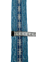 Кружево хлопковое с вышивкой ш-5 см. Испания