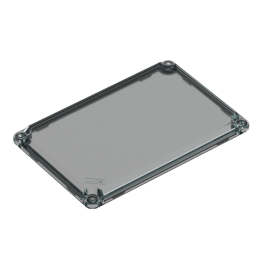 Прозрачная крышка  высотой 21 мм, для корпуса RAM box 300х200х146 мм