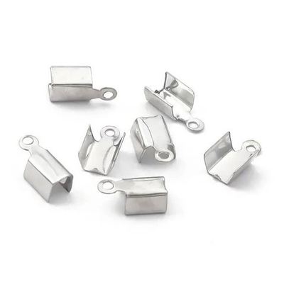 Концевик зажим, р. 10х4 мм, св. никель