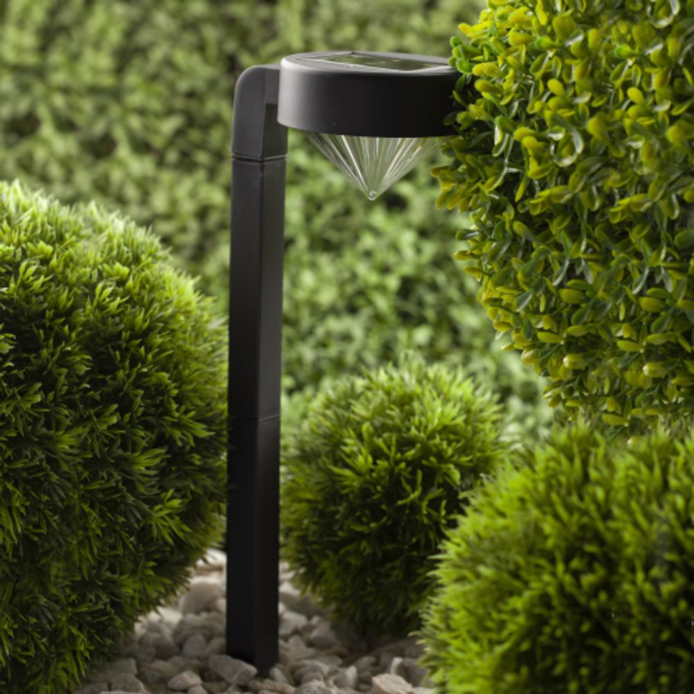 Светильник уличный ЭРА SL-PL42-DMD на солнечной батарее пластик черный 42 см