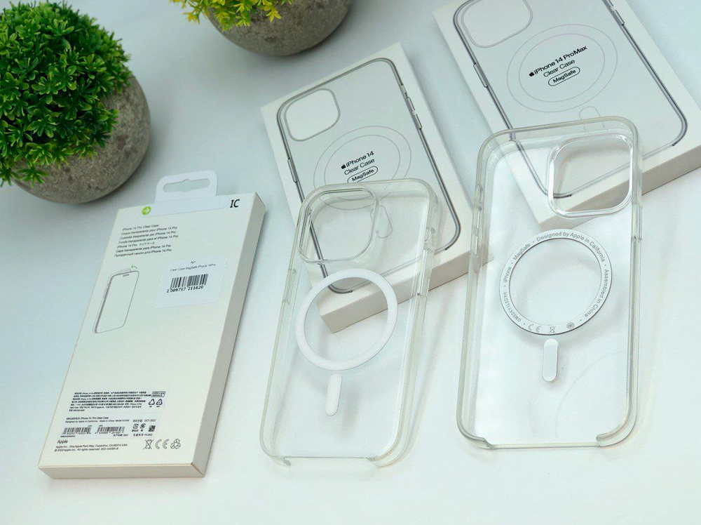 Прозрачный чехол MagSafe Clear Case с анимацией для iPhone 16 PRO MAX