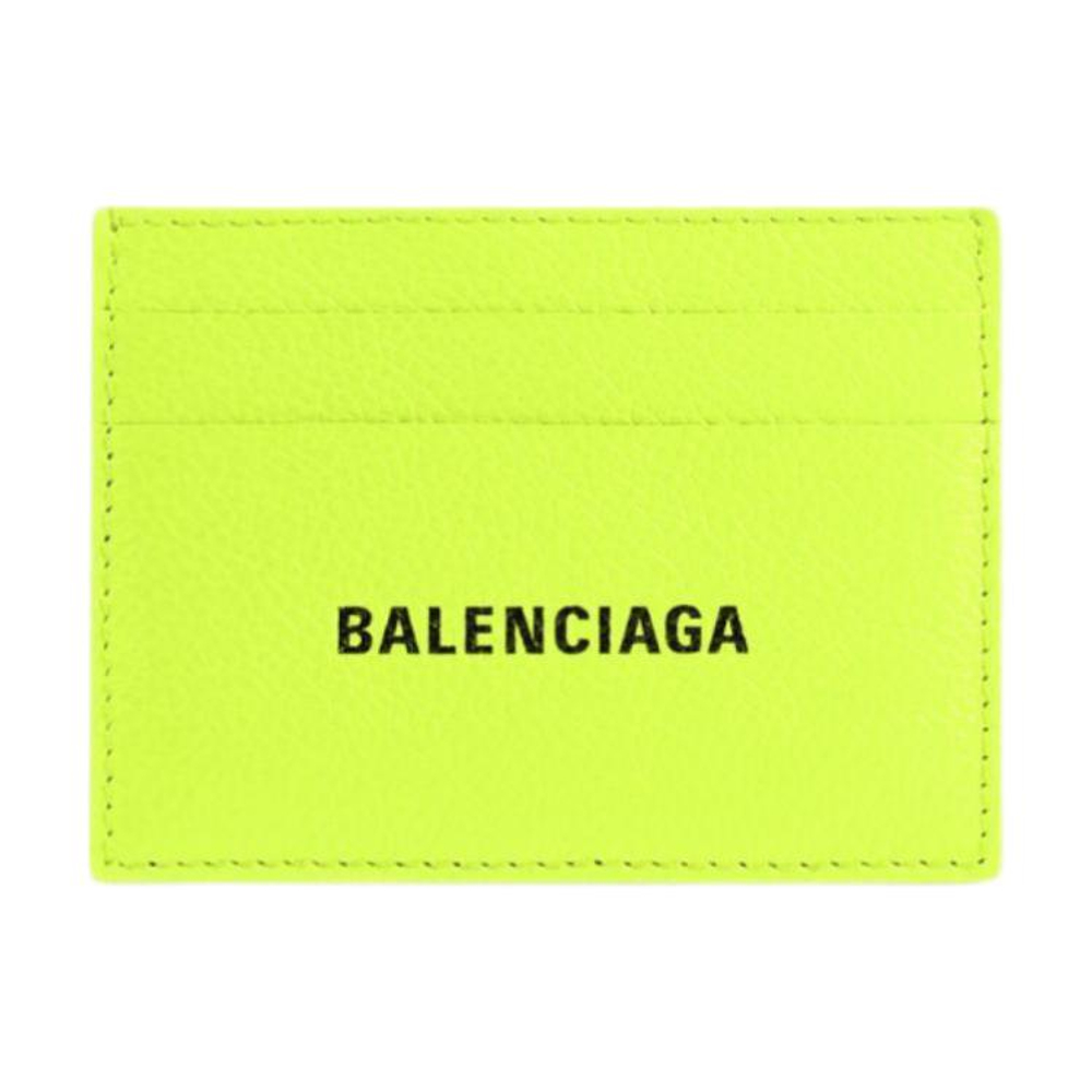 Balenciaga Cash Cow Leather Card Holder Card Holder Men"s Yellow