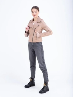 Косуха кожаная куртка женская Турция