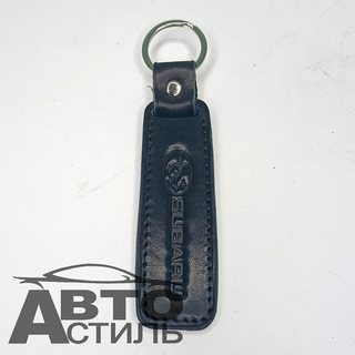 Брелок для ключей Кожа  СУБАРУ SUBARU  (Плоский)