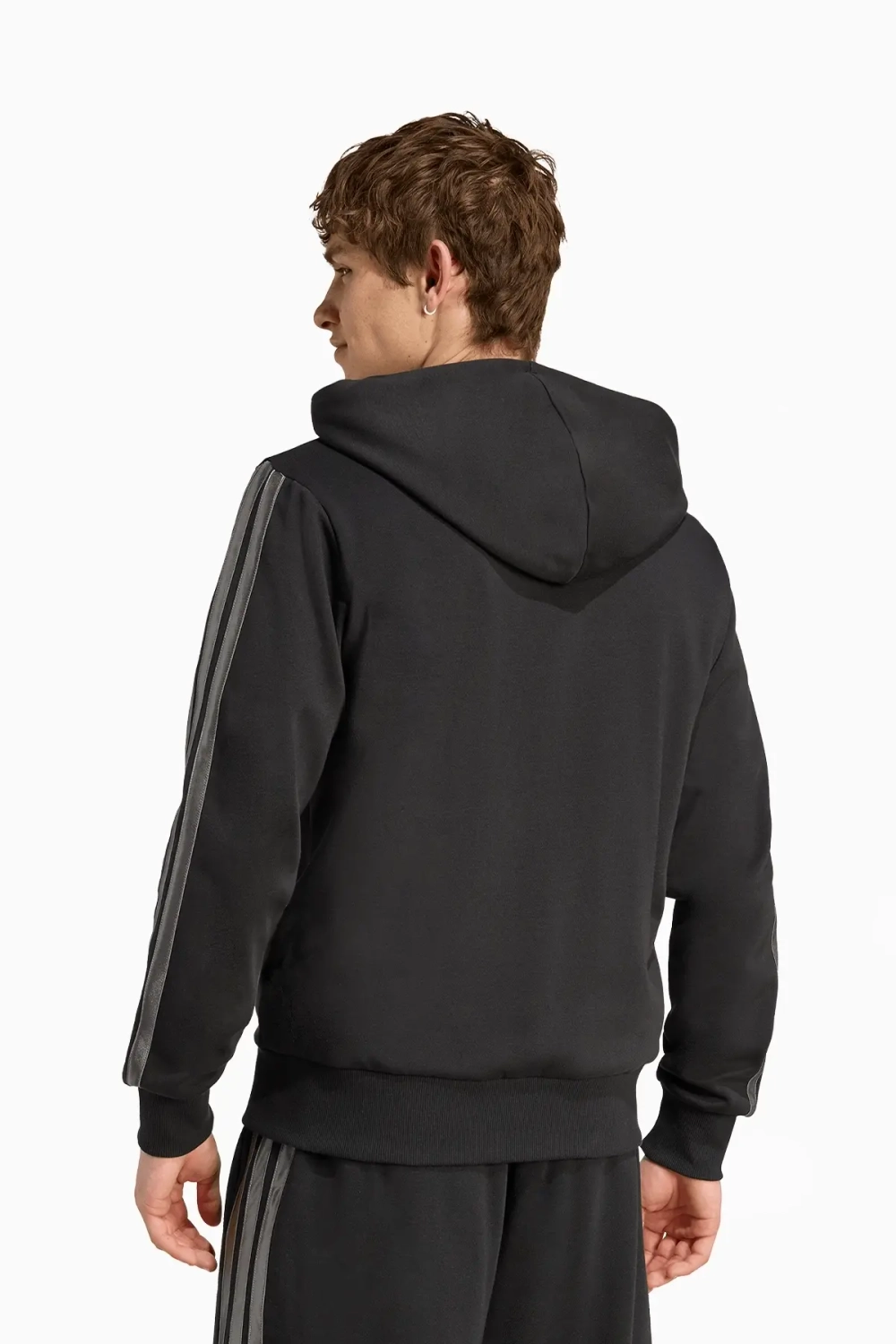 Кофта adidas Holiday 3-Stripes Full-Zip - черный
