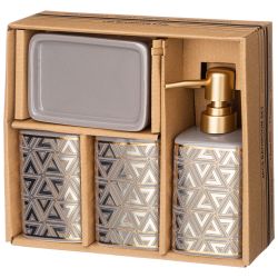 НАБОР ДЛЯ ВАННОЙ КОМНАТЫ 4 ПР. (КОР=12НАБ.) 360 МЛ