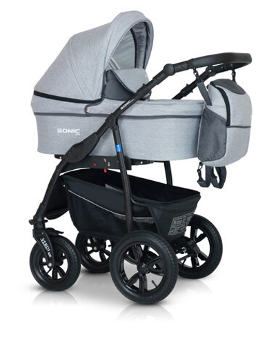 Детская коляска Verdi Sonic Plus 3 в 1 (Серый)