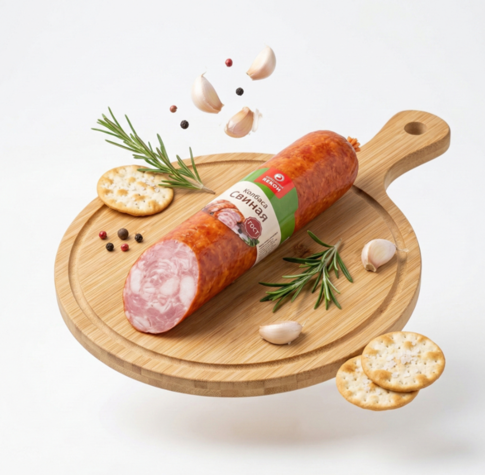 Колбаса Свиная п/к 240г, Новгородский Бекон