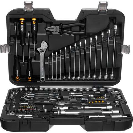 Набор инструментов Inforce 101 предмет 1/2 дюйма и 1/4 дюйма, Сталь Cr-V, Профессиональный, 06-07-15