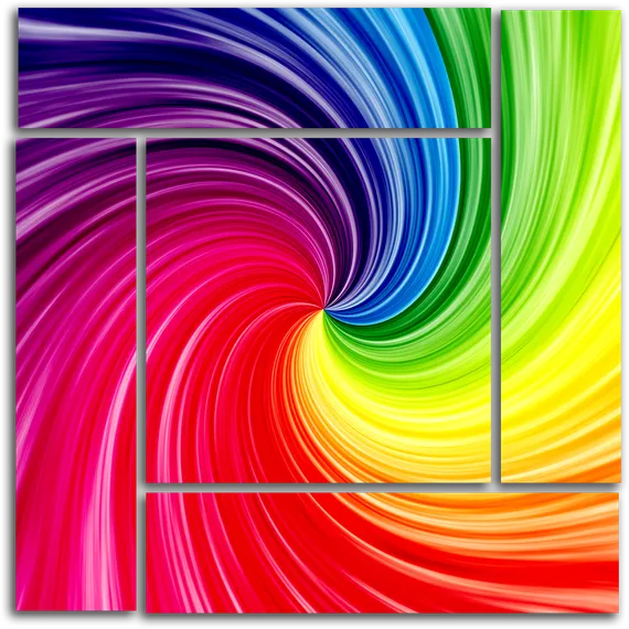 Модульная картина "Радуга"