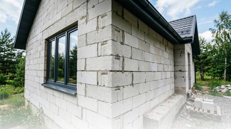 ДОМ ИЗ ГАЗОБЛОКА