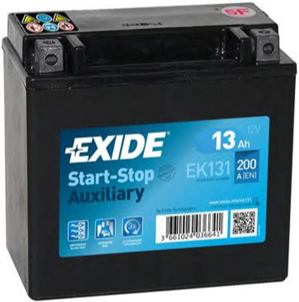 Exide Start&amp;Stop AGM 6СТ- 13 ( EK131 ) аккумулятор