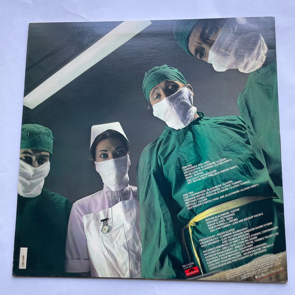 Винтажная виниловая пластинка LP Rainbow Difficult To Cure (США 1981)