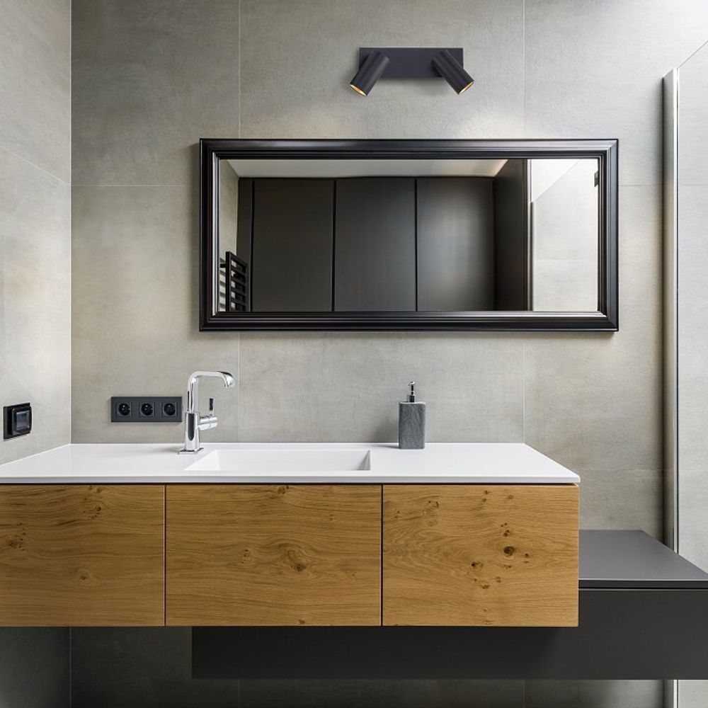 Бра Eurosvet Fleur 20066/2 LED черный/золото