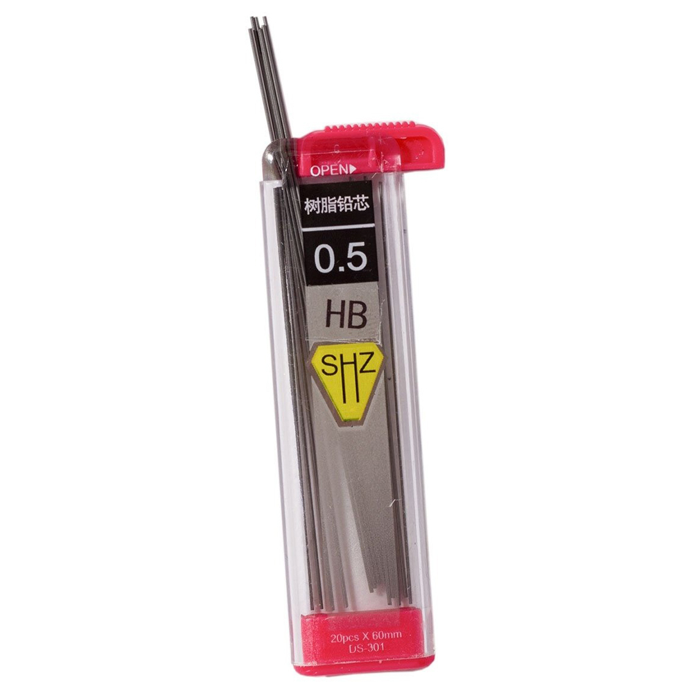 Грифель сменный для механического карандаша Alingar, HB, 0.5 мм, 20 шт