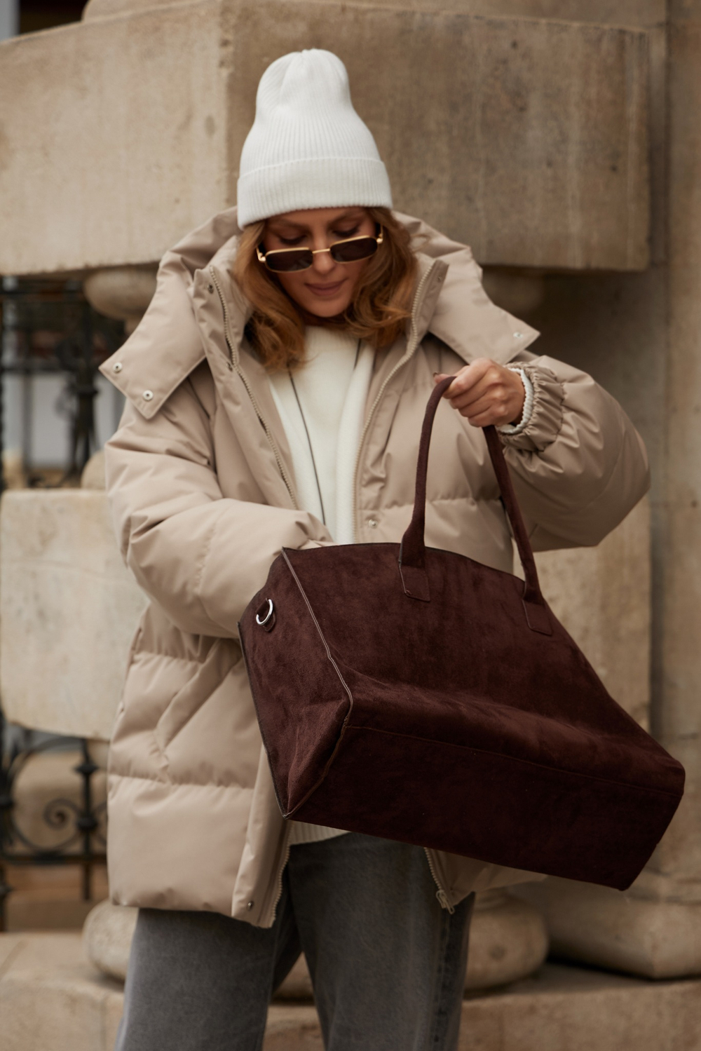 Пуховик COLD SEASON, бежевый