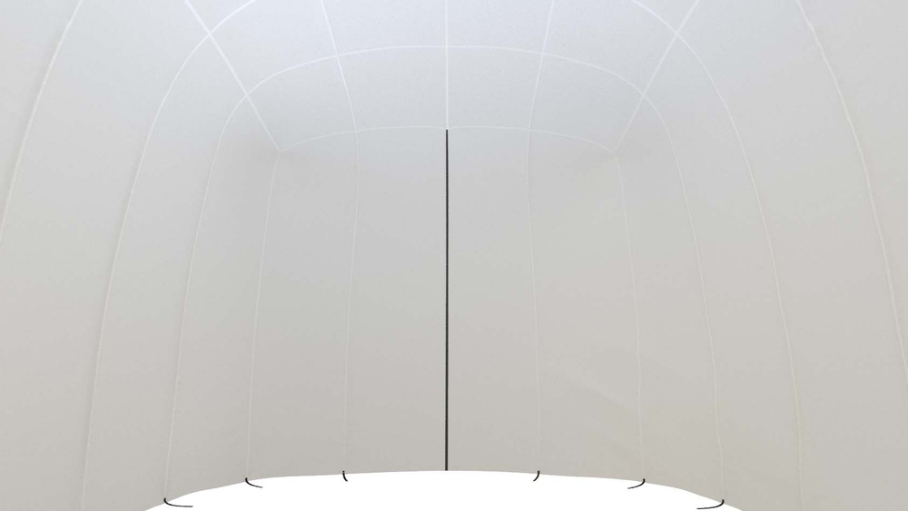 Бескаркасная тент-палатка МногоТентов 5x6x5 м.