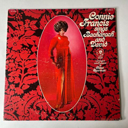 Винтажная виниловая пластинка LP Connie Francis Sings Bacharach And David (США 1968)