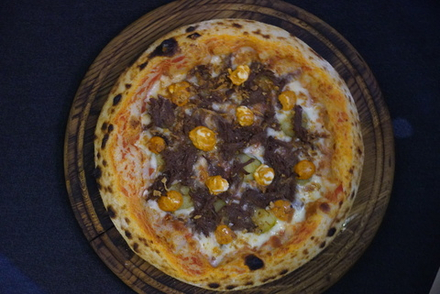 Пицца с говядиной 28см. 510гр.